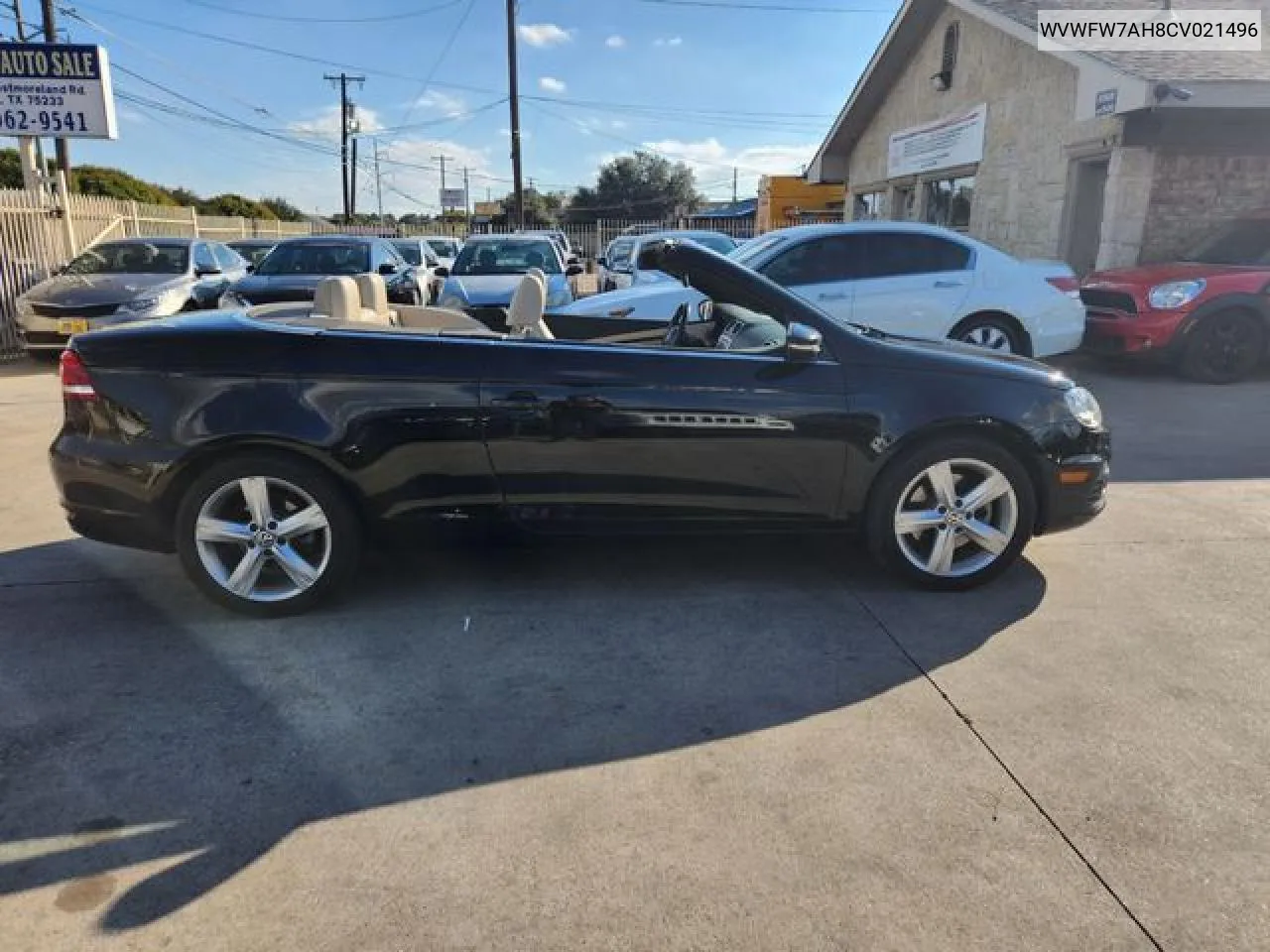 2012 Volkswagen Eos Lux VIN: WVWFW7AH8CV021496 Lot: 66397742