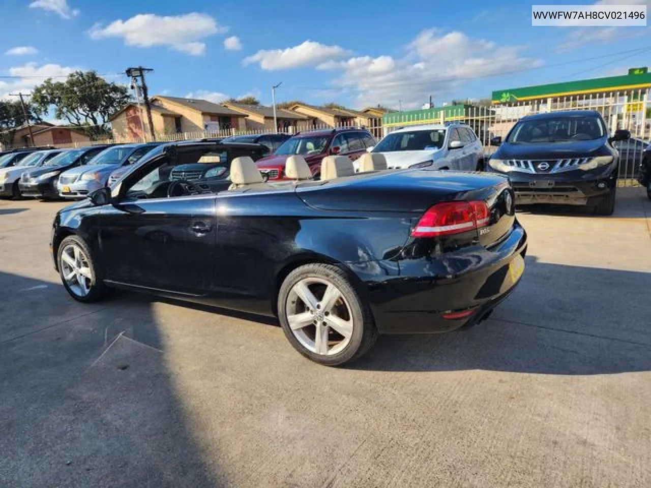 2012 Volkswagen Eos Lux VIN: WVWFW7AH8CV021496 Lot: 66397742