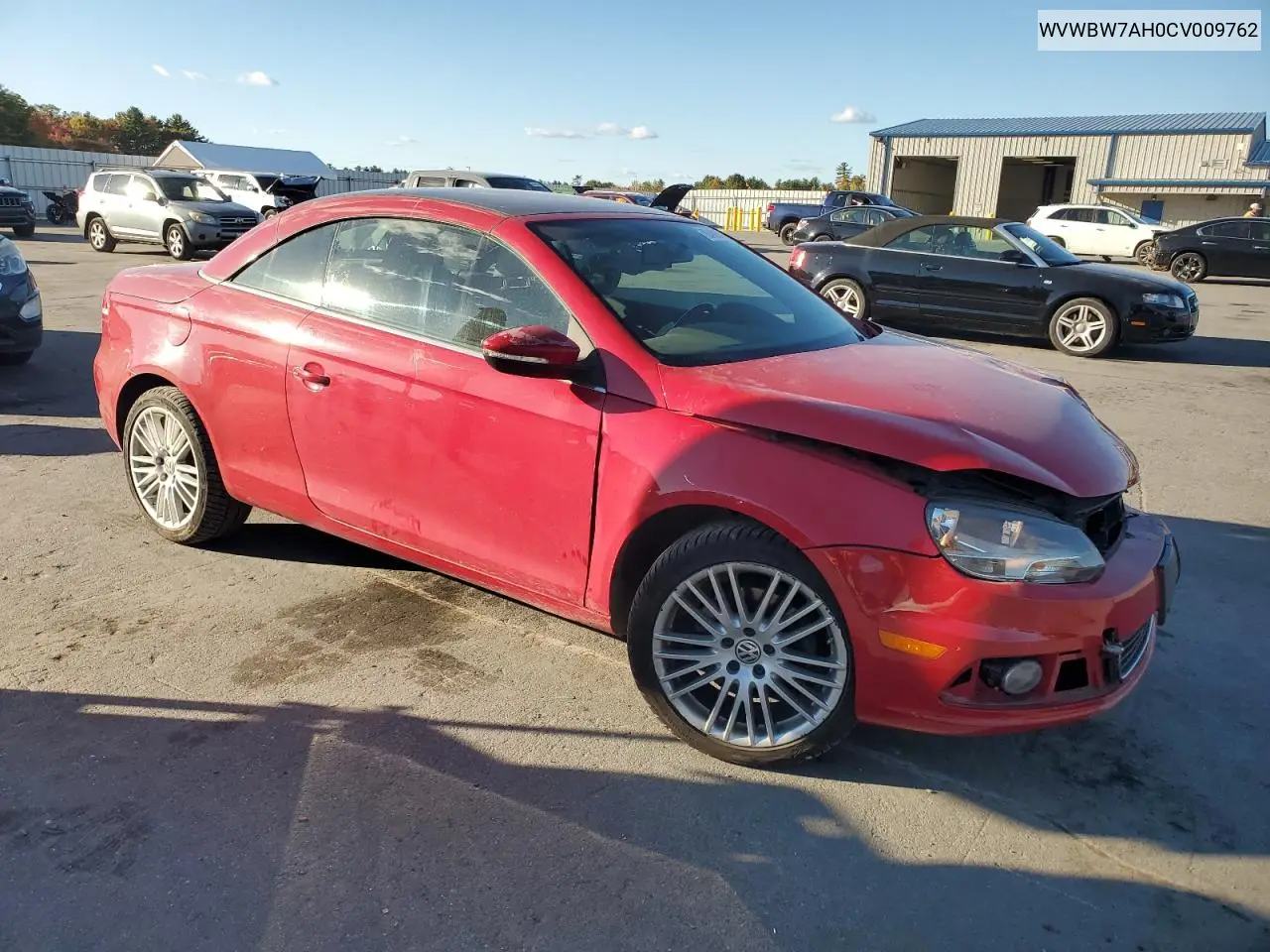 2012 Volkswagen Eos Komfort VIN: WVWBW7AH0CV009762 Lot: 86489575