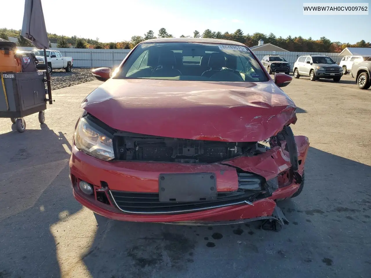 2012 Volkswagen Eos Komfort VIN: WVWBW7AH0CV009762 Lot: 86489575