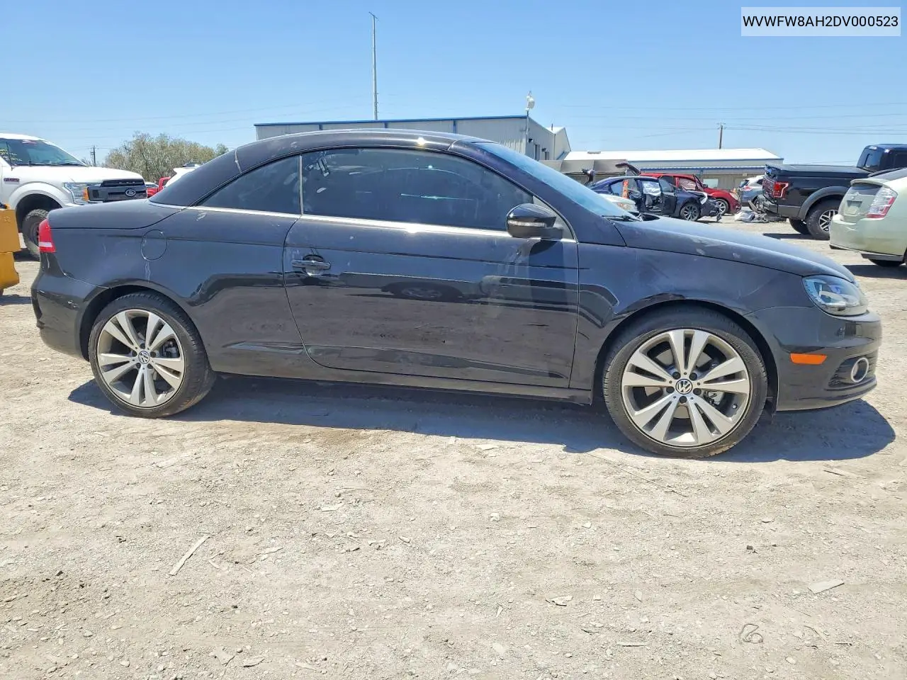 2013 Volkswagen Eos Lux VIN: WVWFW8AH2DV000523 Lot: 55585986