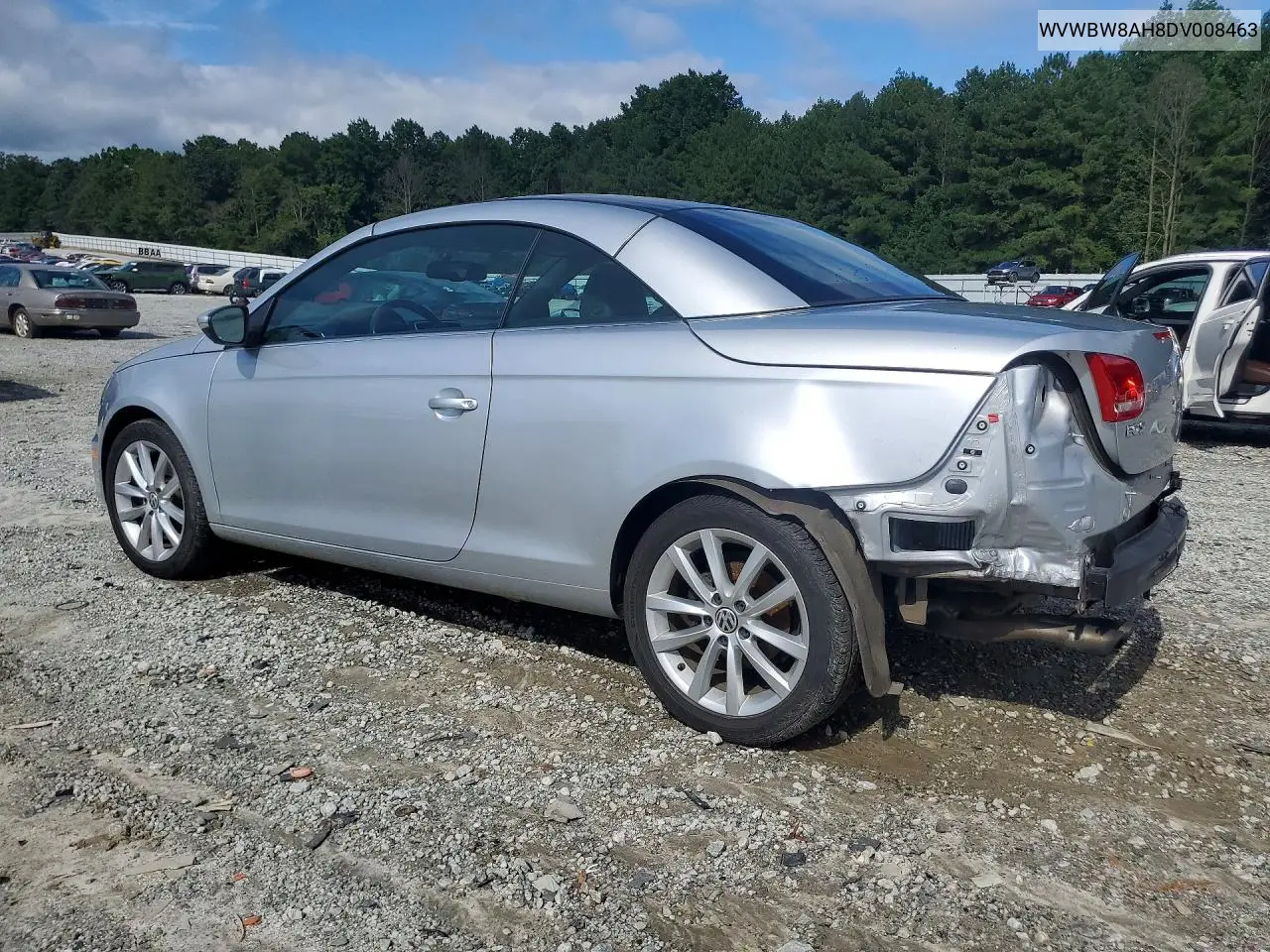 2013 Volkswagen Eos Komfort VIN: WVWBW8AH8DV008463 Lot: 58030696