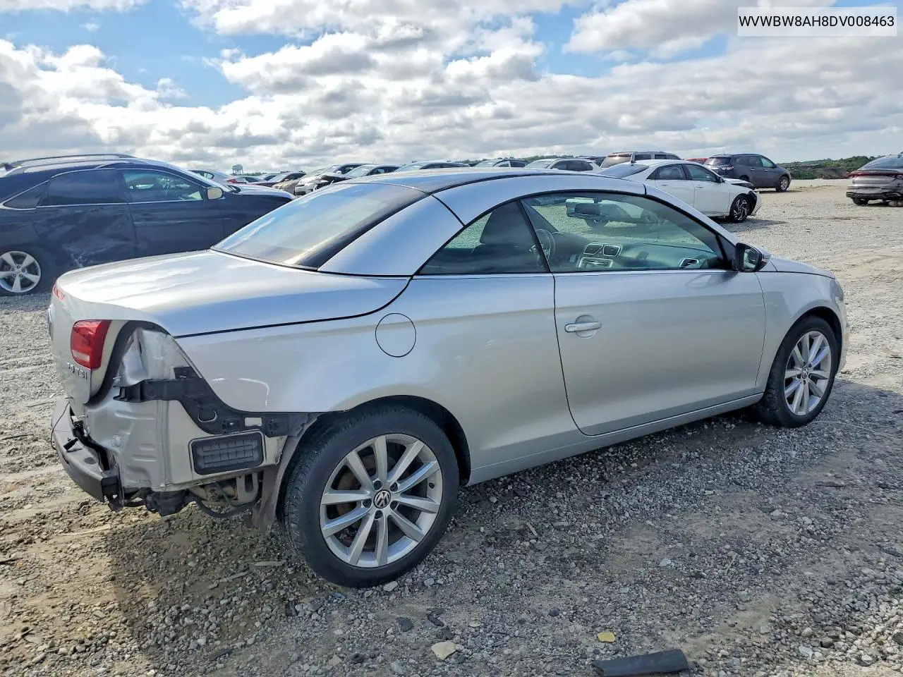 2013 Volkswagen Eos Komfort VIN: WVWBW8AH8DV008463 Lot: 58030696