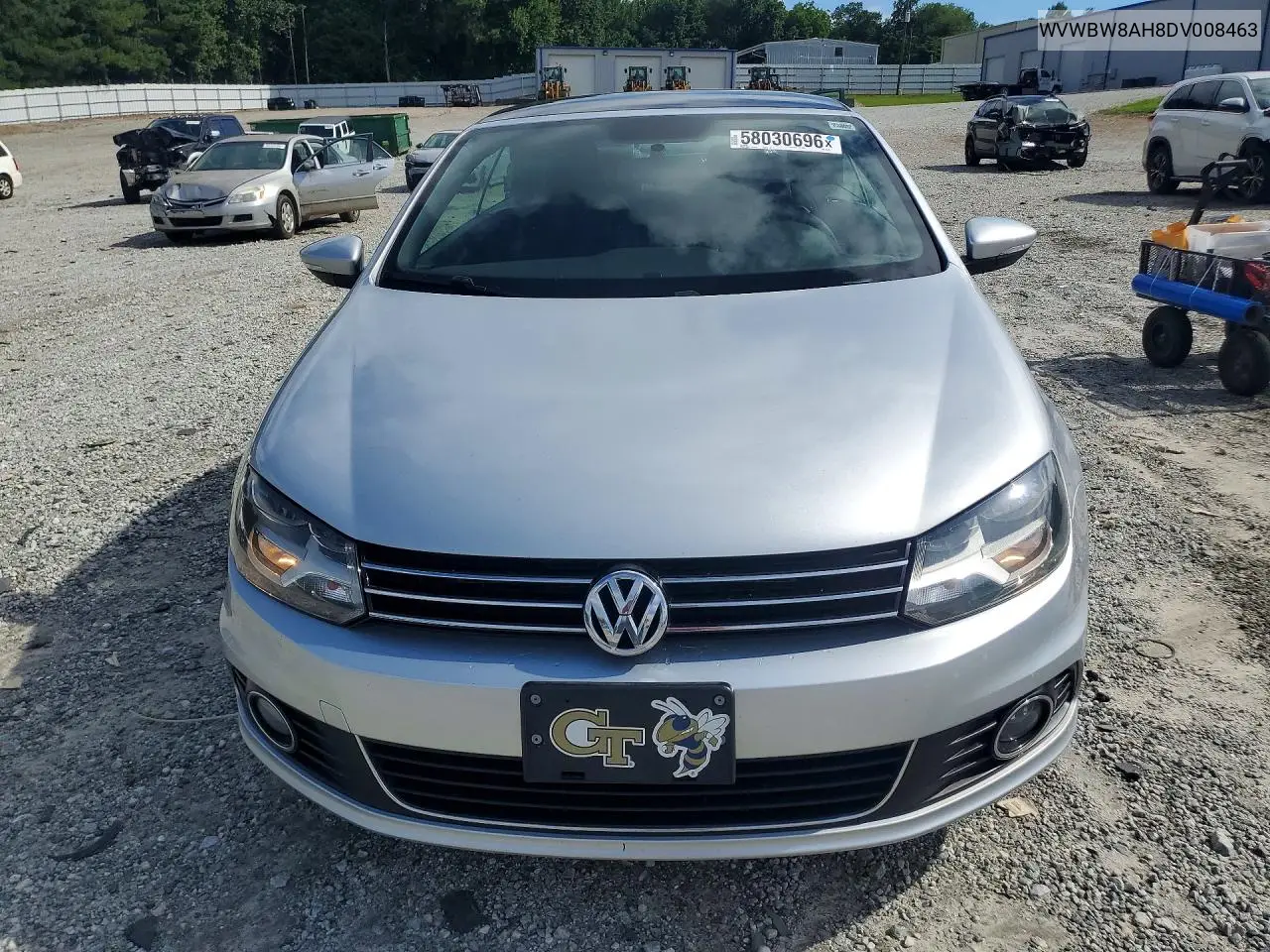 2013 Volkswagen Eos Komfort VIN: WVWBW8AH8DV008463 Lot: 58030696