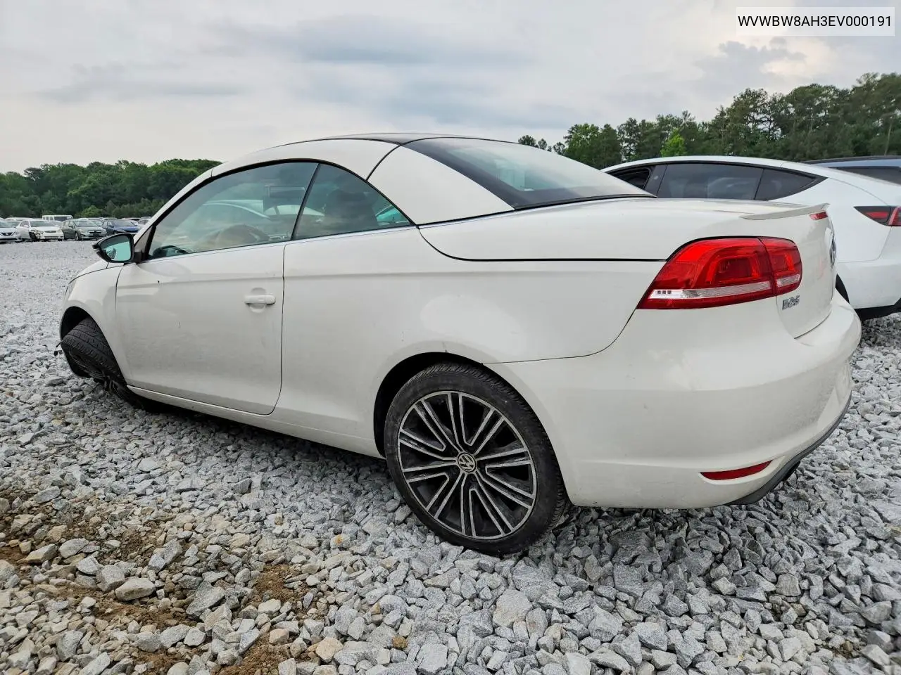 2014 Volkswagen Eos Komfort VIN: WVWBW8AH3EV000191 Lot: 55612286