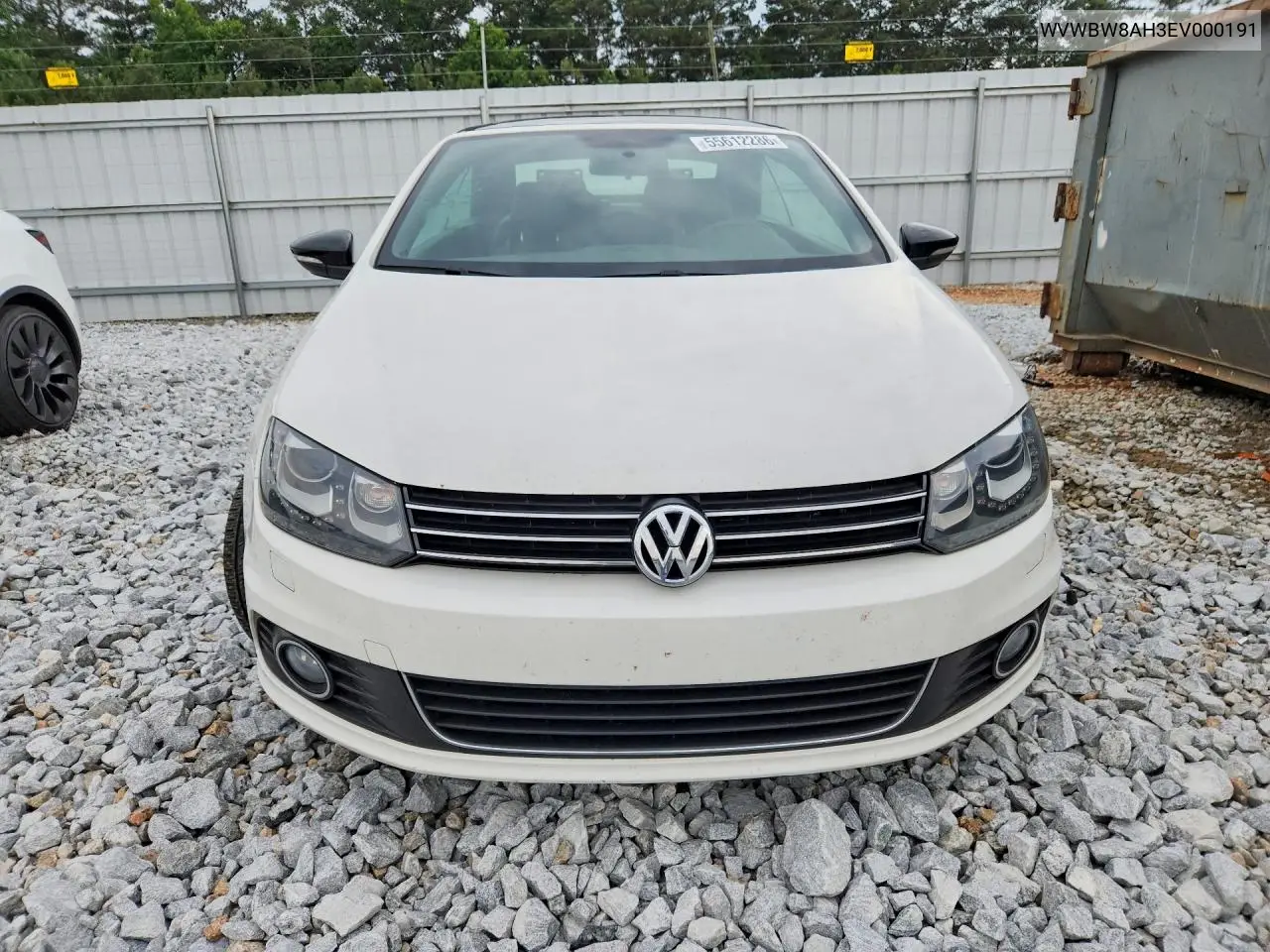 2014 Volkswagen Eos Komfort VIN: WVWBW8AH3EV000191 Lot: 55612286