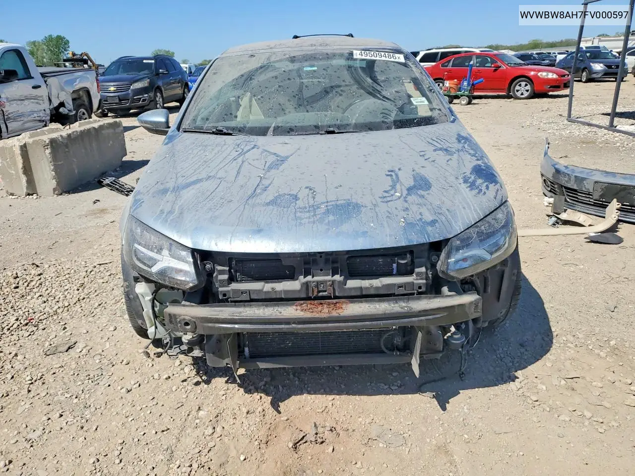 2015 Volkswagen Eos Komfort VIN: WVWBW8AH7FV000597 Lot: 49509486