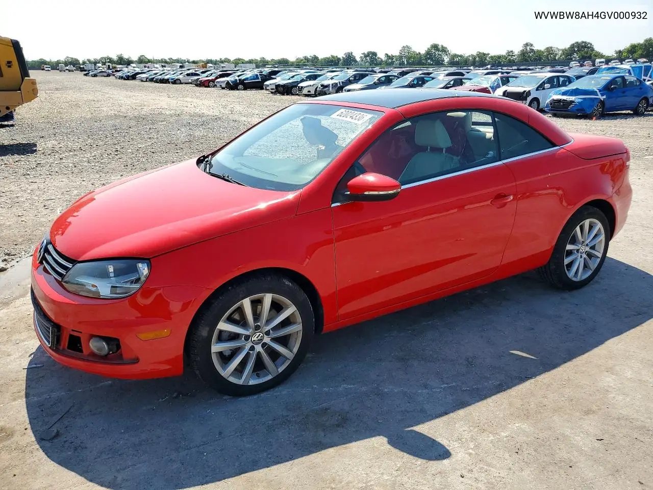 2016 Volkswagen Eos Komfort VIN: WVWBW8AH4GV000932 Lot: 62024336