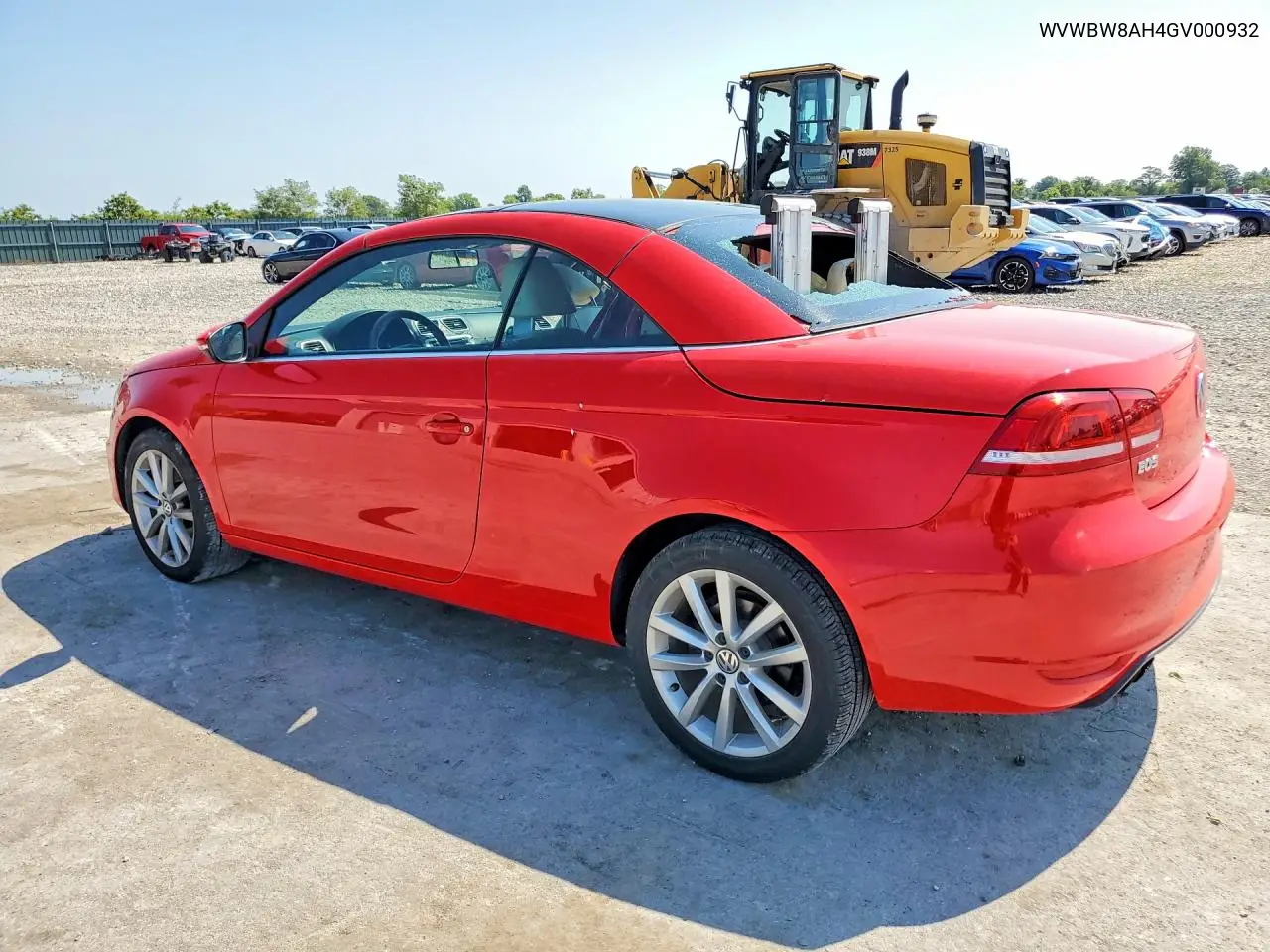 2016 Volkswagen Eos Komfort VIN: WVWBW8AH4GV000932 Lot: 62024336