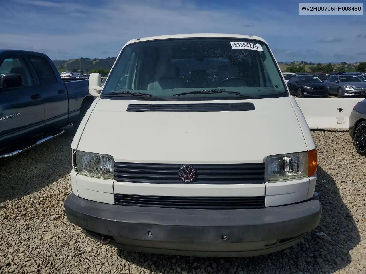 1993 Volkswagen Eurovan Cl VIN: WV2HD0706PH003480 Lot: 51354226