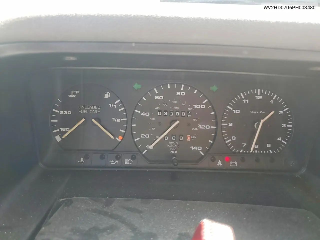 1993 Volkswagen Eurovan Cl VIN: WV2HD0706PH003480 Lot: 51354226