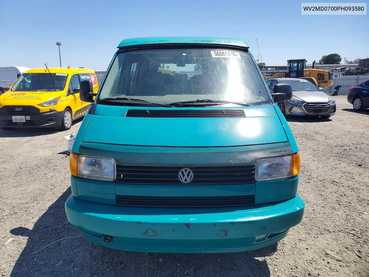 1993 Volkswagen Eurovan Mv VIN: WV2MD0700PH093580 Lot: 56081436