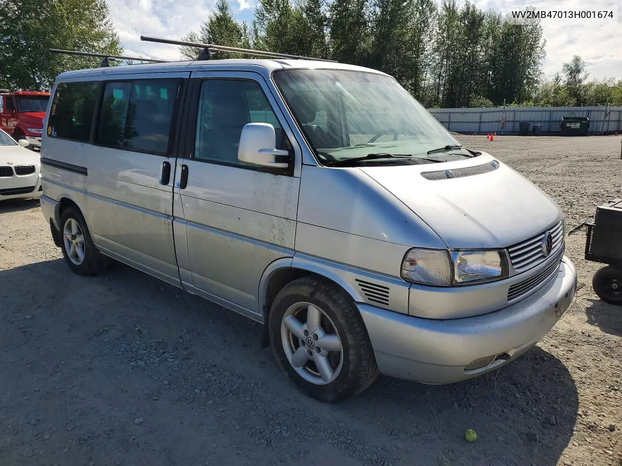 2003 Volkswagen Eurovan Mv VIN: WV2MB47013H001674 Lot: 60141056