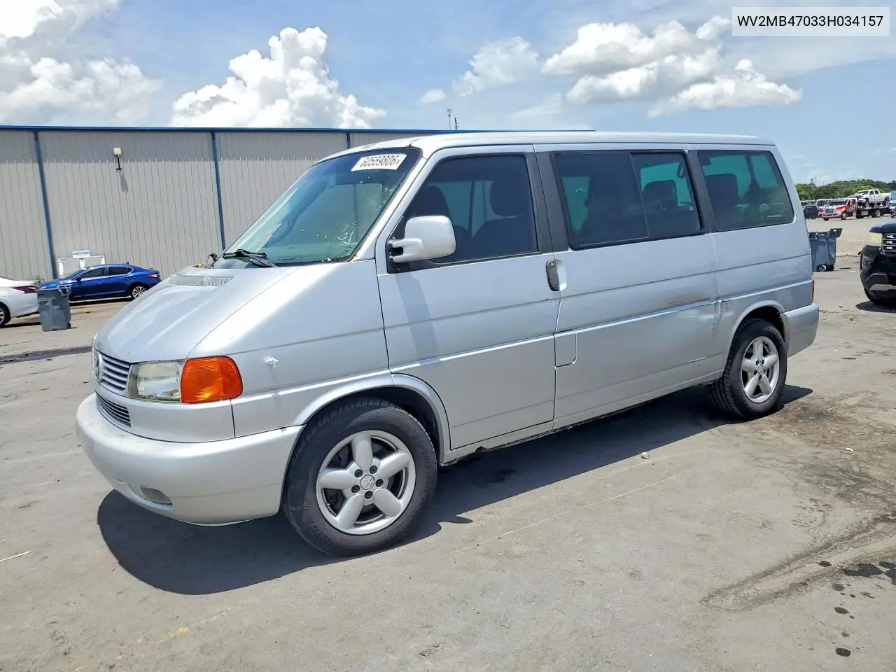 2003 Volkswagen Eurovan Mv VIN: WV2MB47033H034157 Lot: 60559806