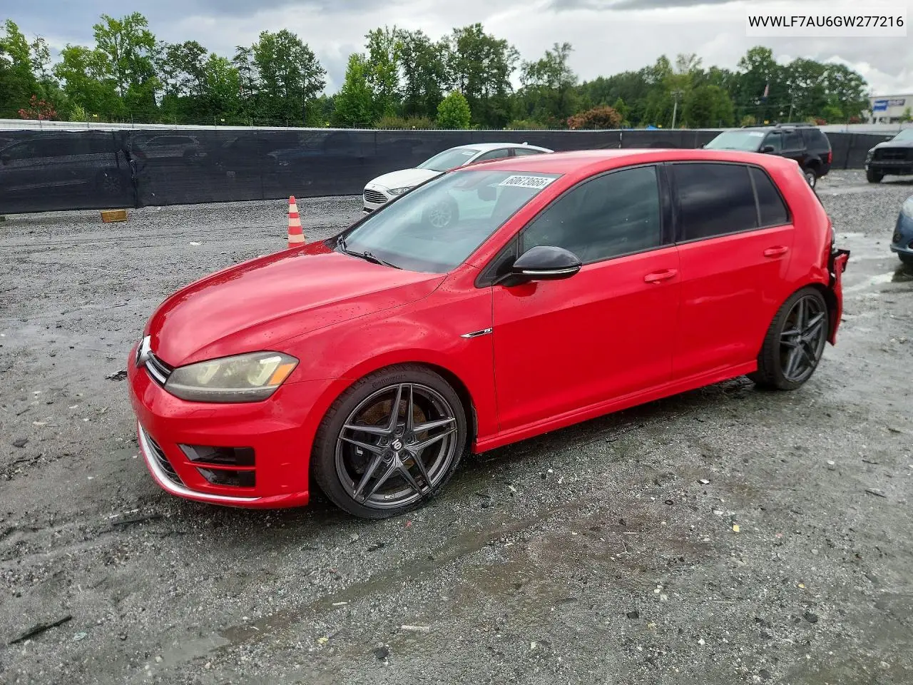 2016 Volkswagen Golf R VIN: WVWLF7AU6GW277216 Lot: 60673666