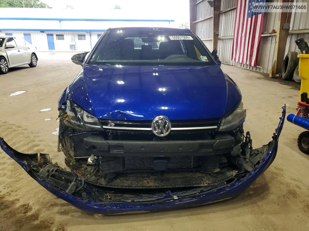 2017 Volkswagen Golf R VIN: WVWVF7AU3HW071605 Lot: 60807066