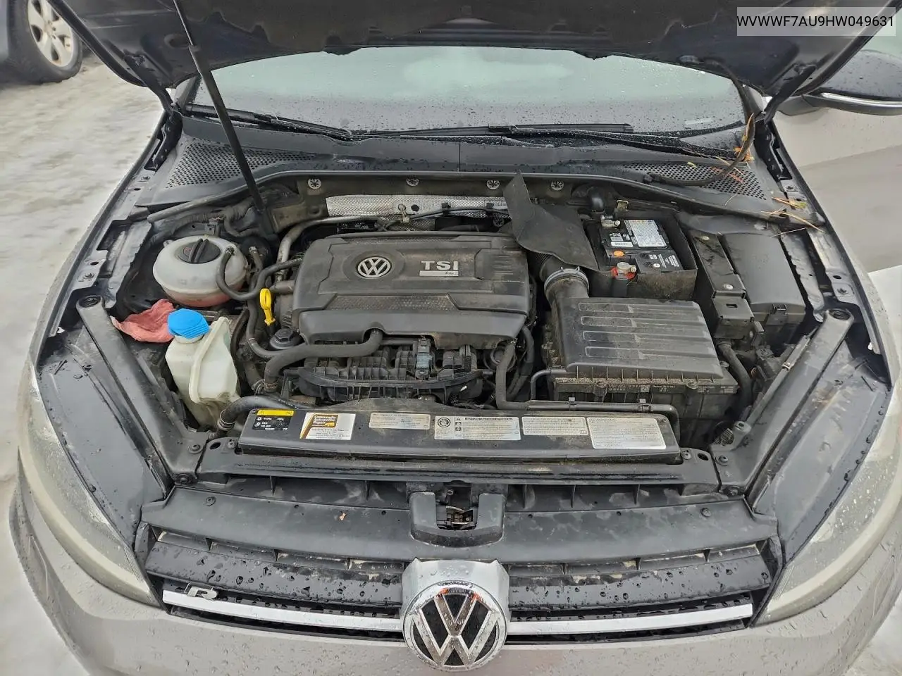 2017 Volkswagen Golf R VIN: WVWWF7AU9HW049631 Lot: 89546985
