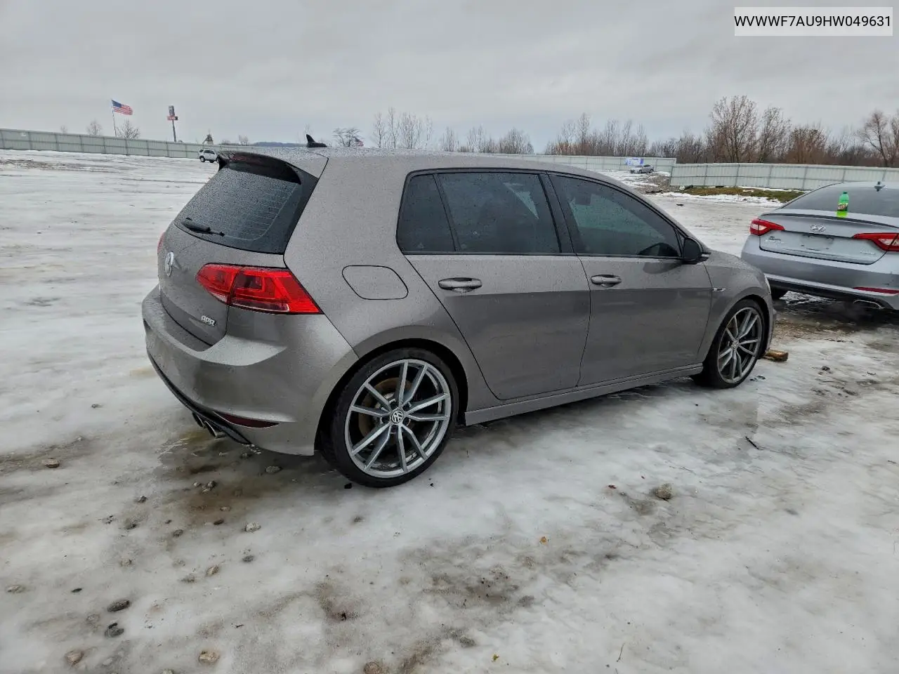 2017 Volkswagen Golf R VIN: WVWWF7AU9HW049631 Lot: 89546985