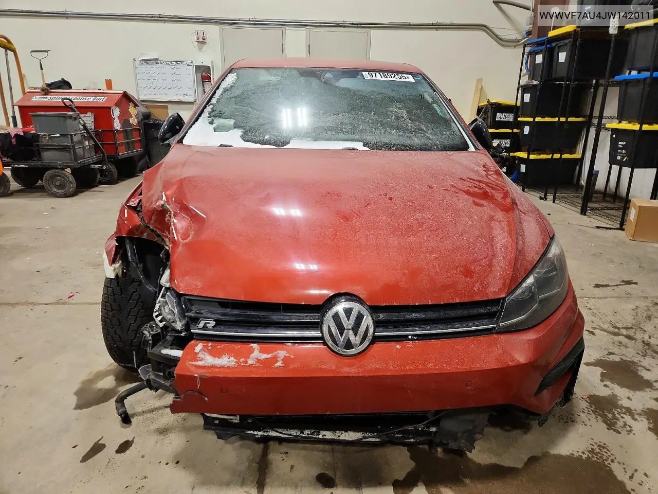 2018 Volkswagen Golf R VIN: WVWVF7AU4JW142011 Lot: 97189255