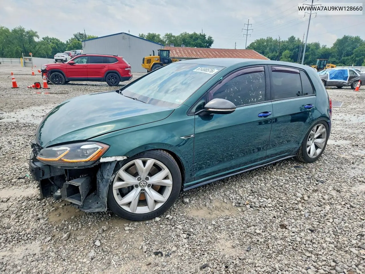 2019 Volkswagen Golf R VIN: WVWWA7AU9KW128660 Lot: 61498576
