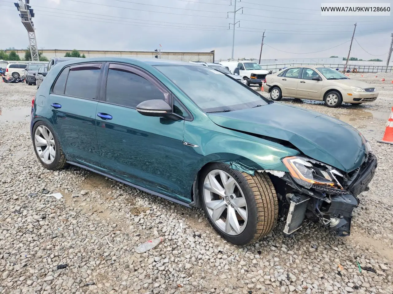 2019 Volkswagen Golf R VIN: WVWWA7AU9KW128660 Lot: 61498576