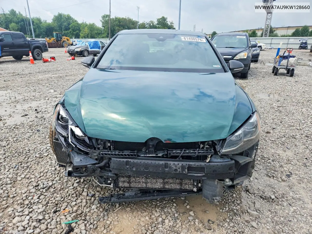 2019 Volkswagen Golf R VIN: WVWWA7AU9KW128660 Lot: 61498576