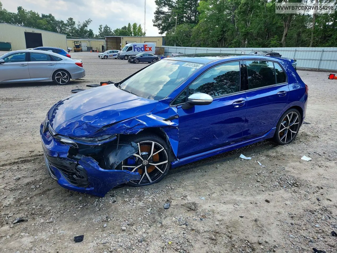 2024 Volkswagen Golf R VIN: WVWFB7CDXRW154298 Lot: 59137586