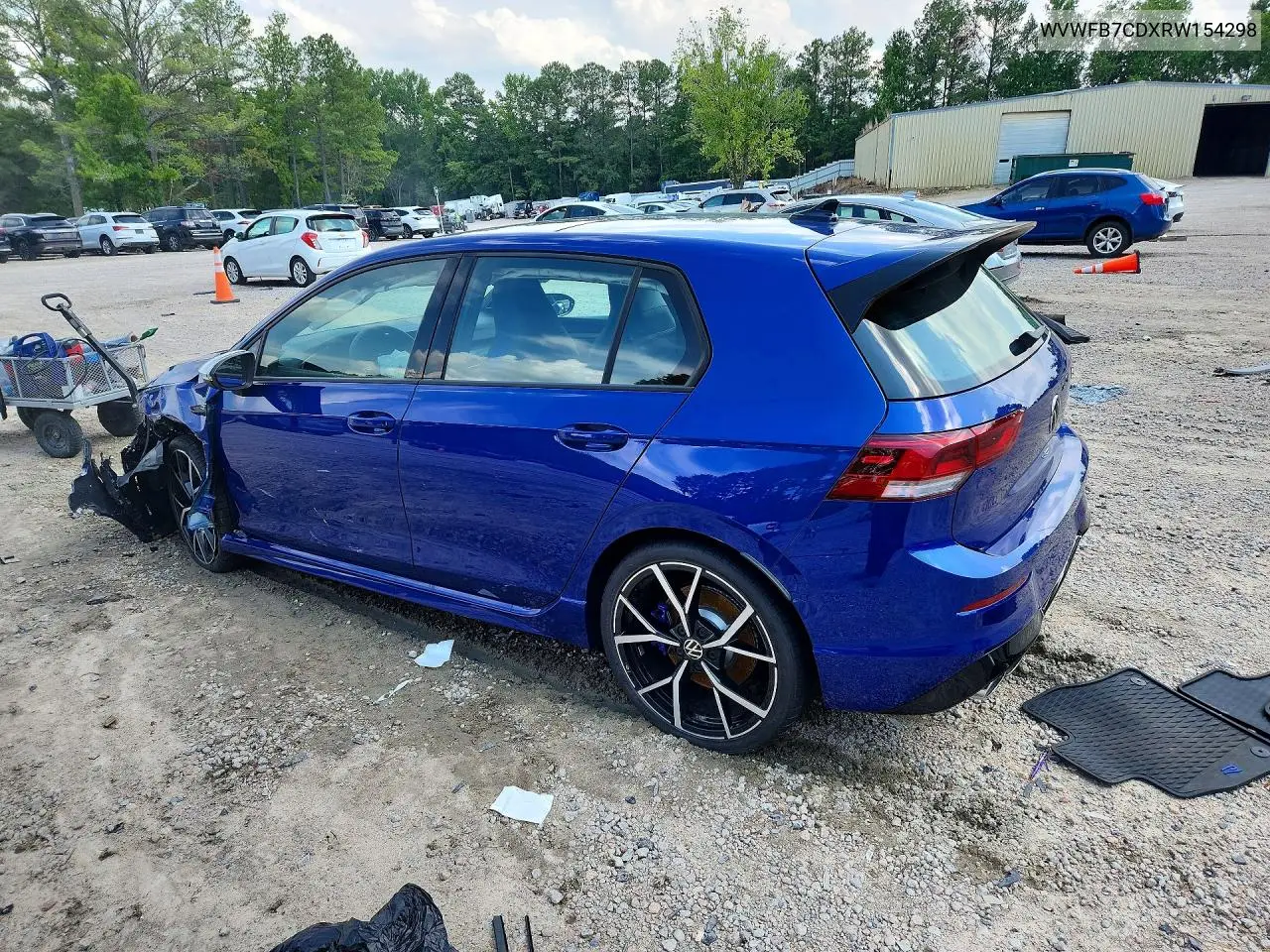 2024 Volkswagen Golf R VIN: WVWFB7CDXRW154298 Lot: 59137586