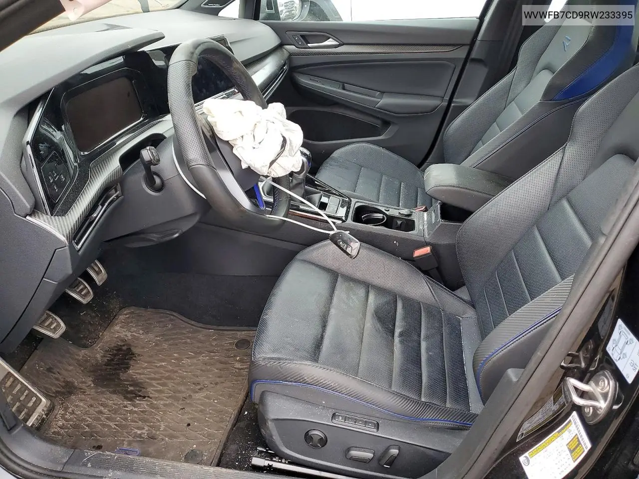 2024 Volkswagen Golf R VIN: WVWFB7CD9RW233395 Lot: 77716715