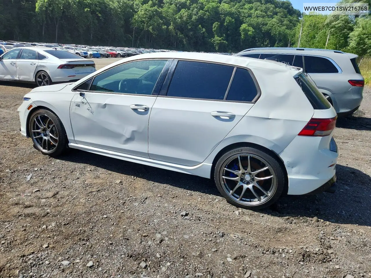 2025 Volkswagen Golf R VIN: WVWEB7CD1SW216768 Lot: 59882136