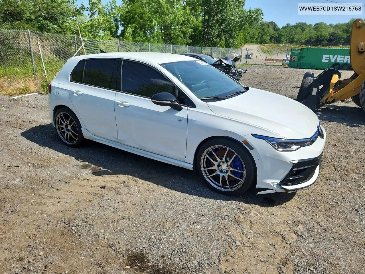 2025 Volkswagen Golf R VIN: WVWEB7CD1SW216768 Lot: 59882136