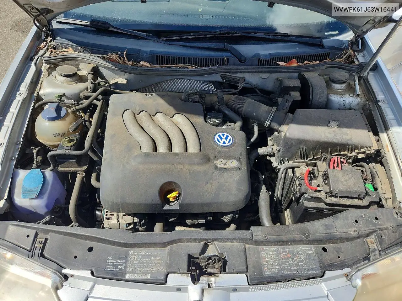 2003 Volkswagen Jetta Gls VIN: WVWSK61J63W164416 Lot: 50965756