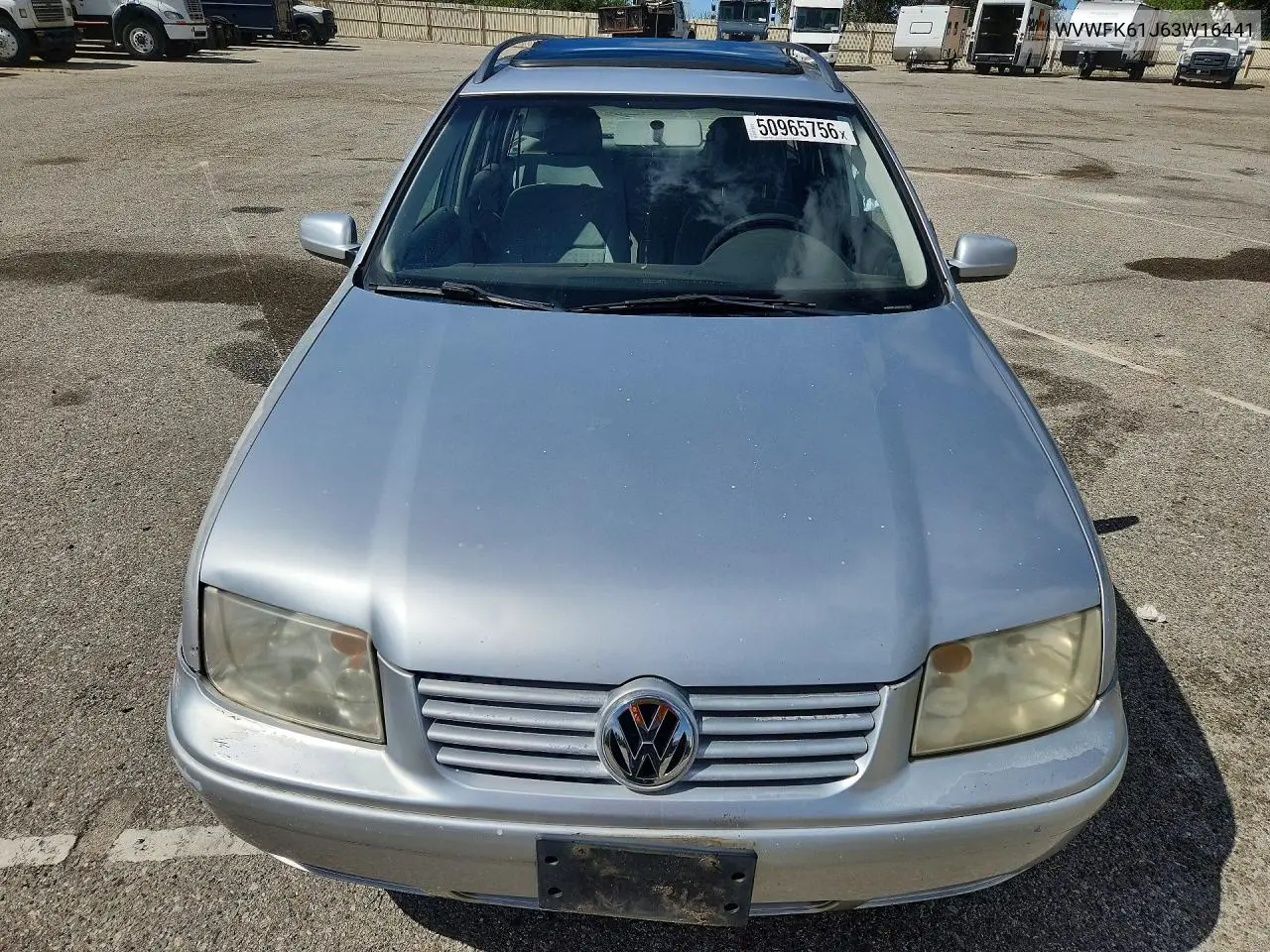 2003 Volkswagen Jetta Gls VIN: WVWSK61J63W164416 Lot: 50965756