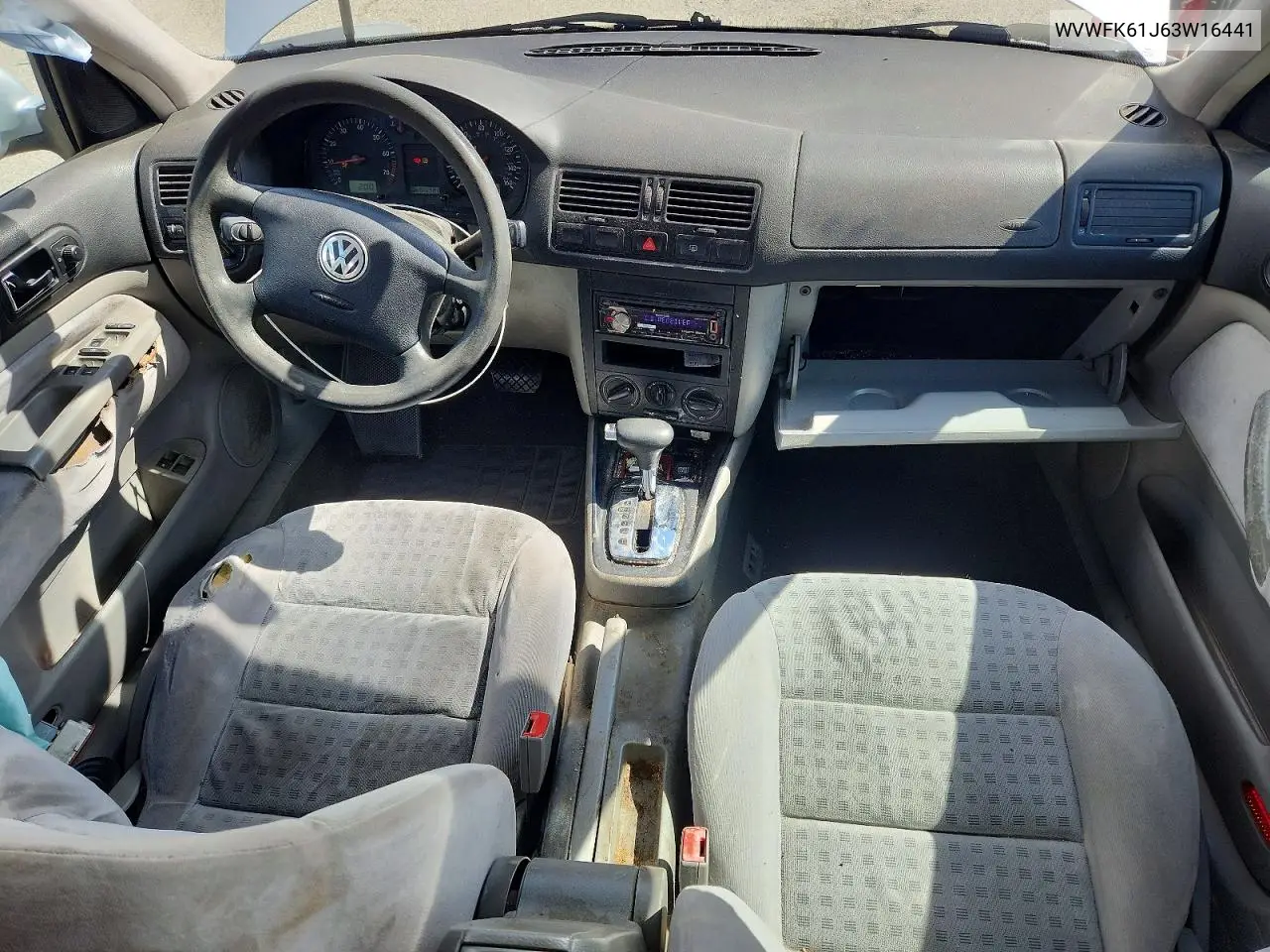 2003 Volkswagen Jetta Gls VIN: WVWSK61J63W164416 Lot: 50965756