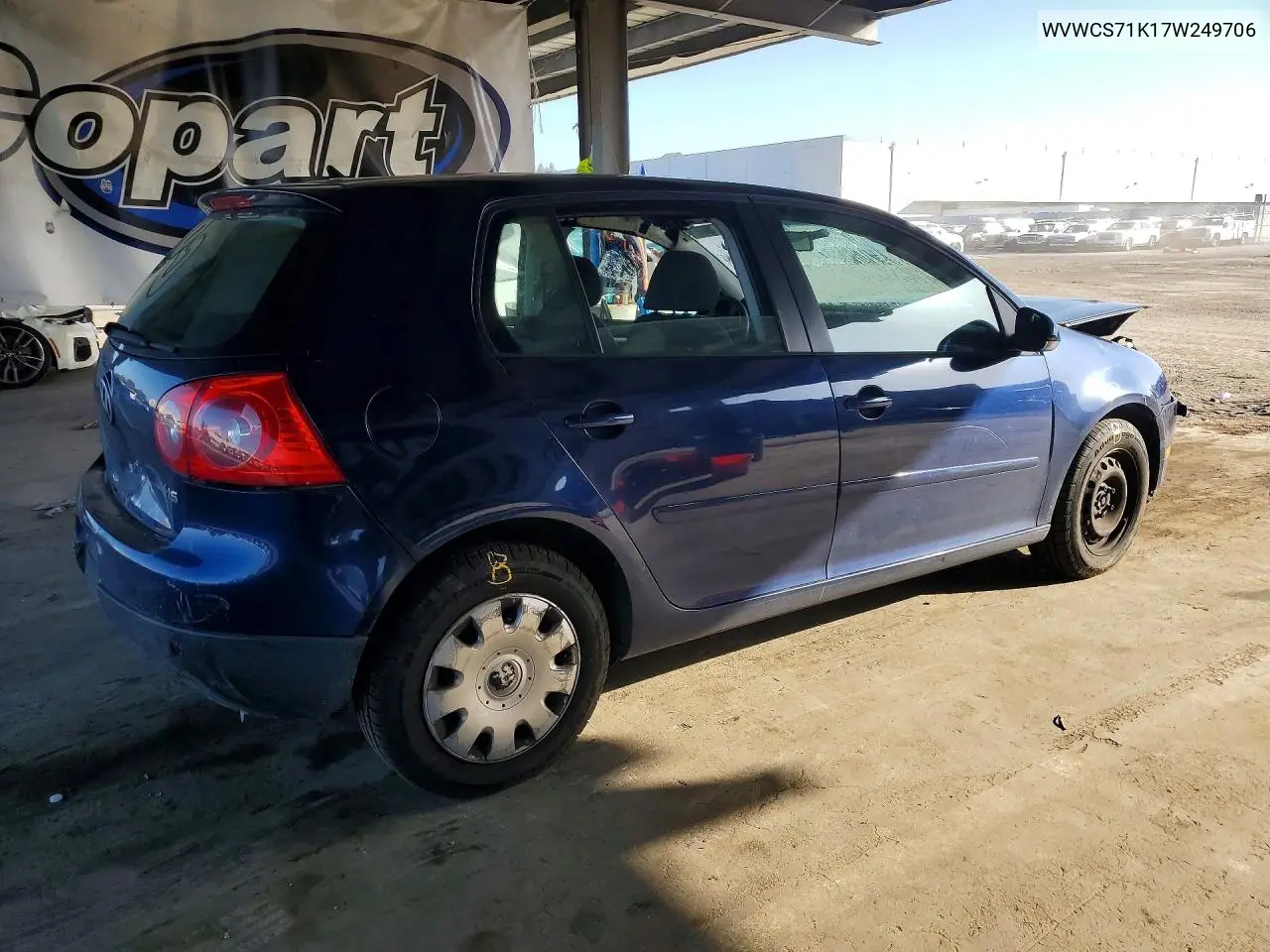 2007 Volkswagen Rabbit VIN: WVWCS71K17W249706 Lot: 51548576