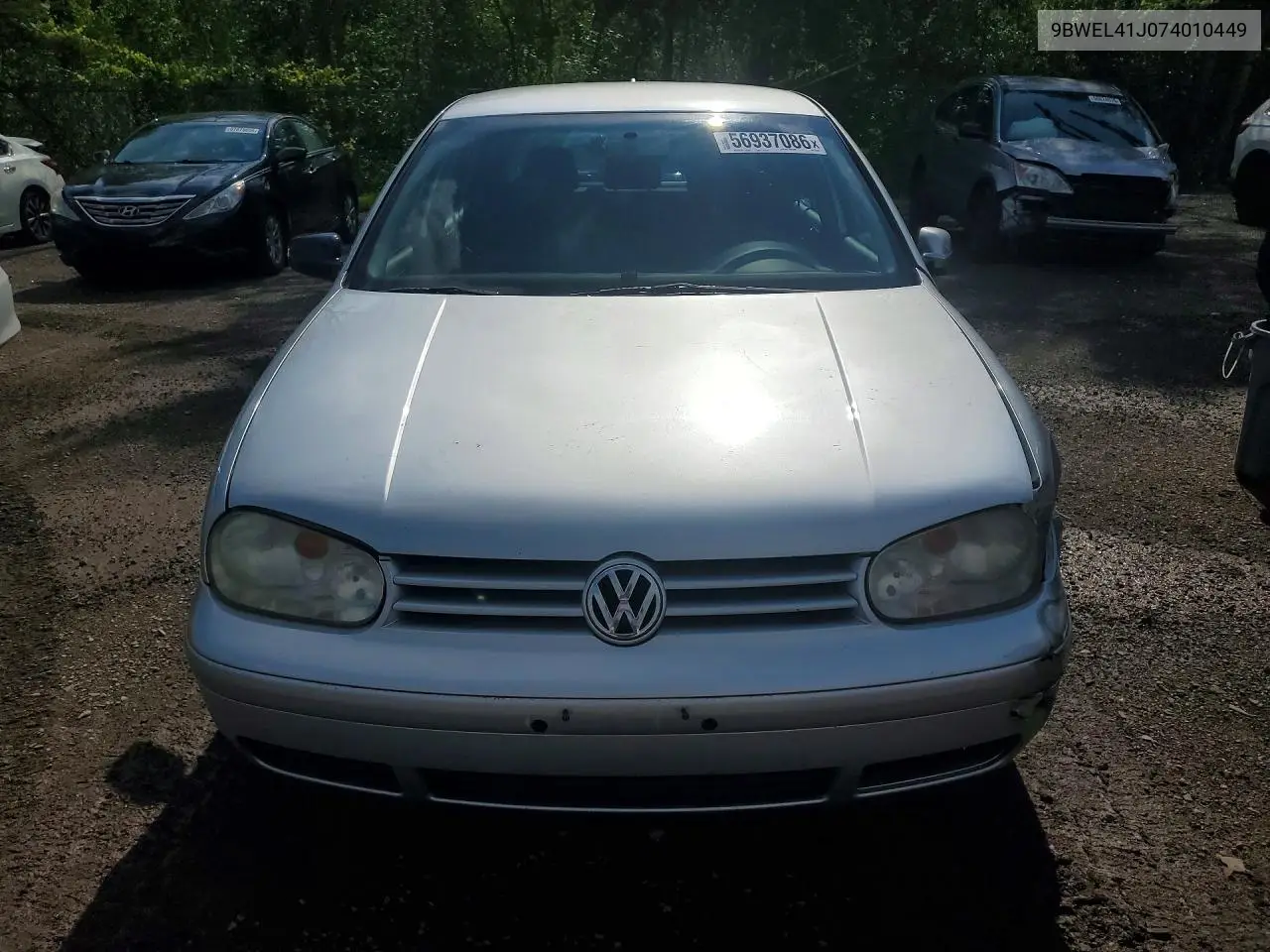2007 Volkswagen City Golf VIN: 9BWEL41J074010449 Lot: 56937086