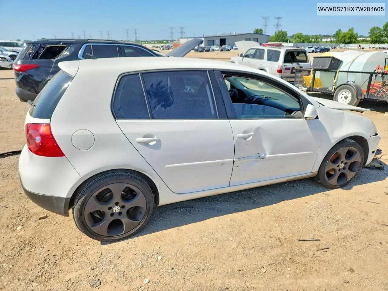 2007 Volkswagen Rabbit VIN: WVWDS71KX7W284605 Lot: 60673096