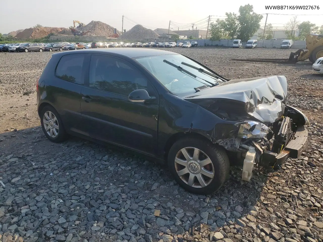 2009 Volkswagen Rabbit VIN: WVWBB71K69W027676 Lot: 58799316