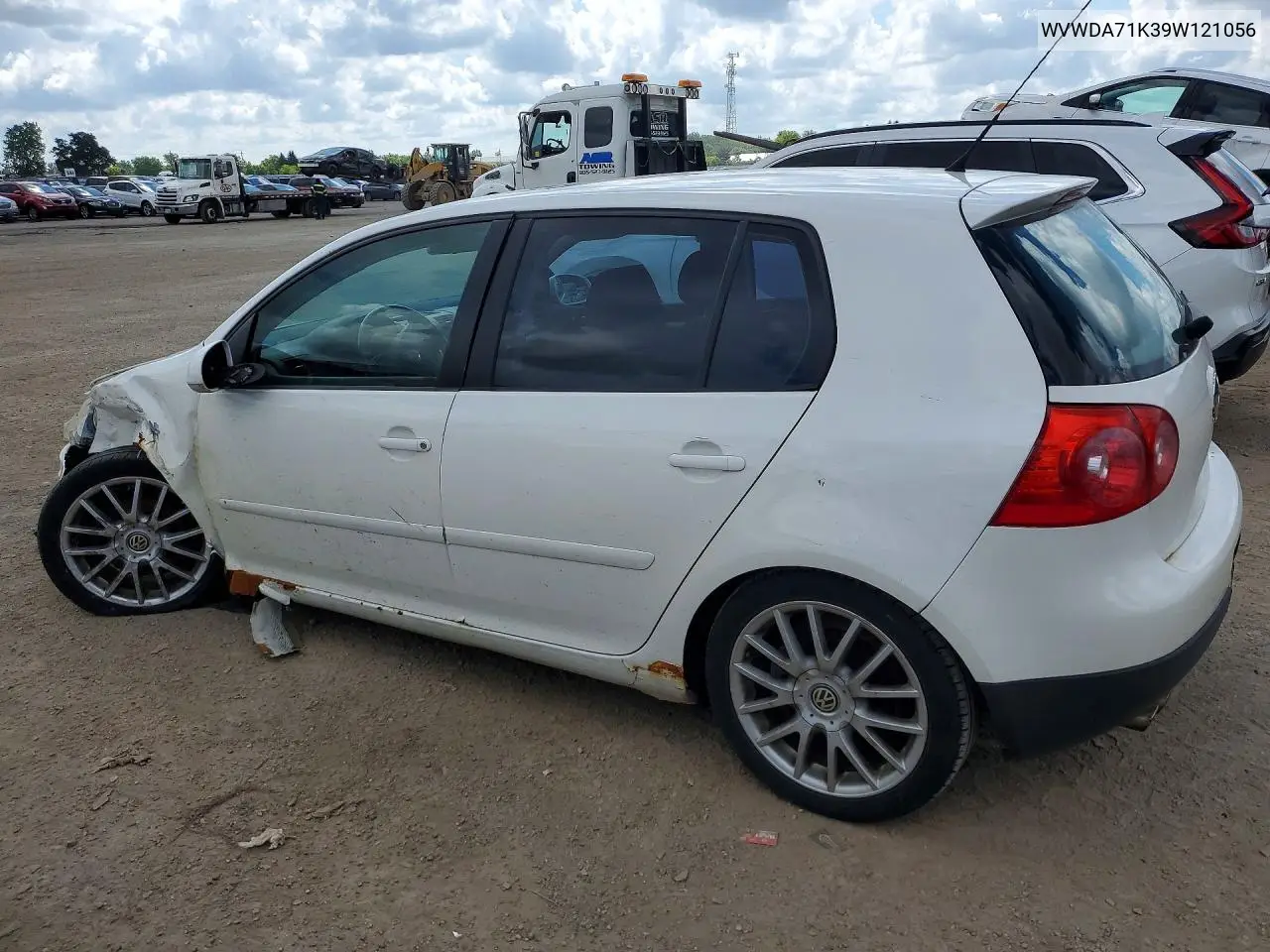 2009 Volkswagen Rabbit VIN: WVWDA71K39W121056 Lot: 59700456
