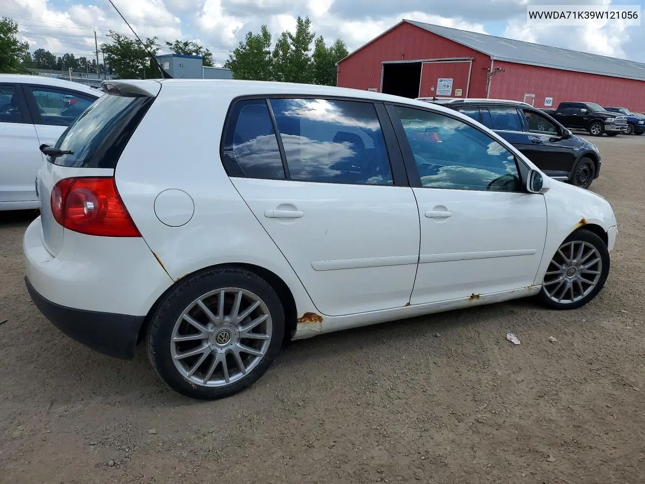2009 Volkswagen Rabbit VIN: WVWDA71K39W121056 Lot: 59700456