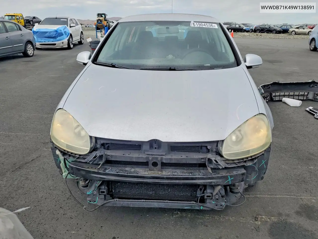 2009 Volkswagen Rabbit VIN: WVWDB71K49W138591 Lot: 61904536