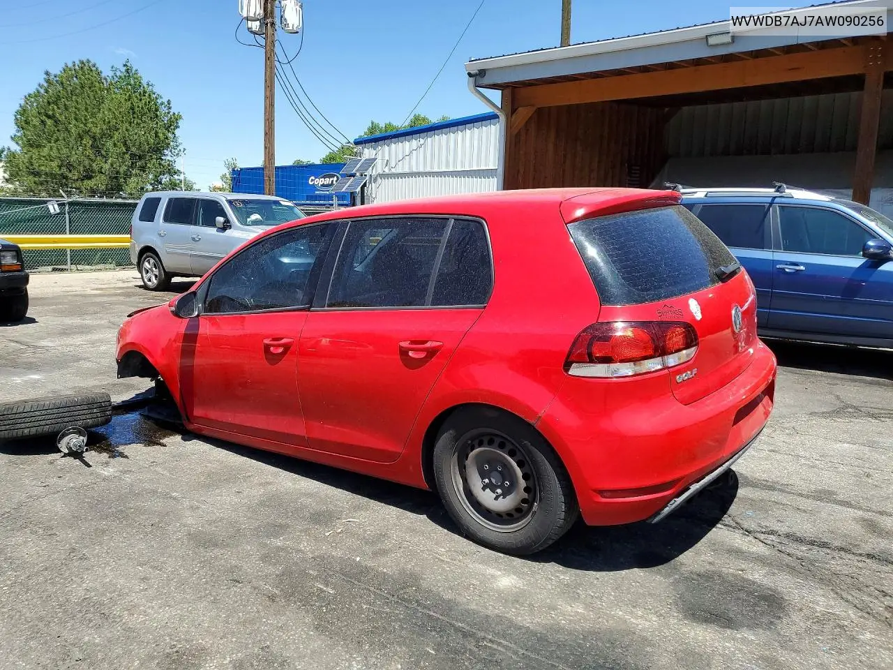 2010 Volkswagen Golf VIN: WVWDB7AJ7AW090256 Lot: 57997016