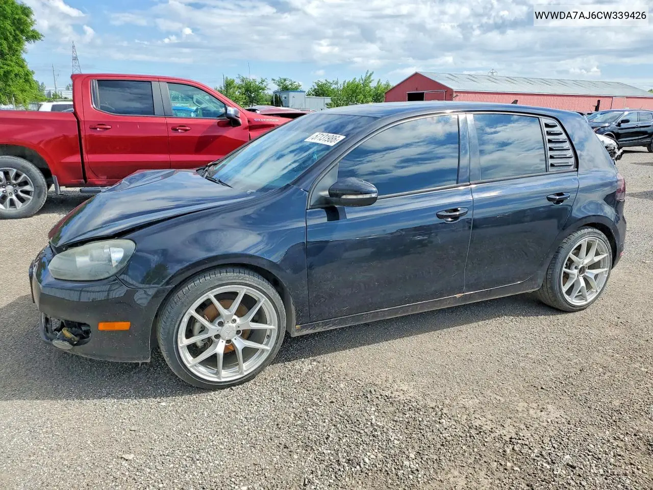 2012 Volkswagen Golf VIN: WVWDA7AJ6CW339426 Lot: 57131986
