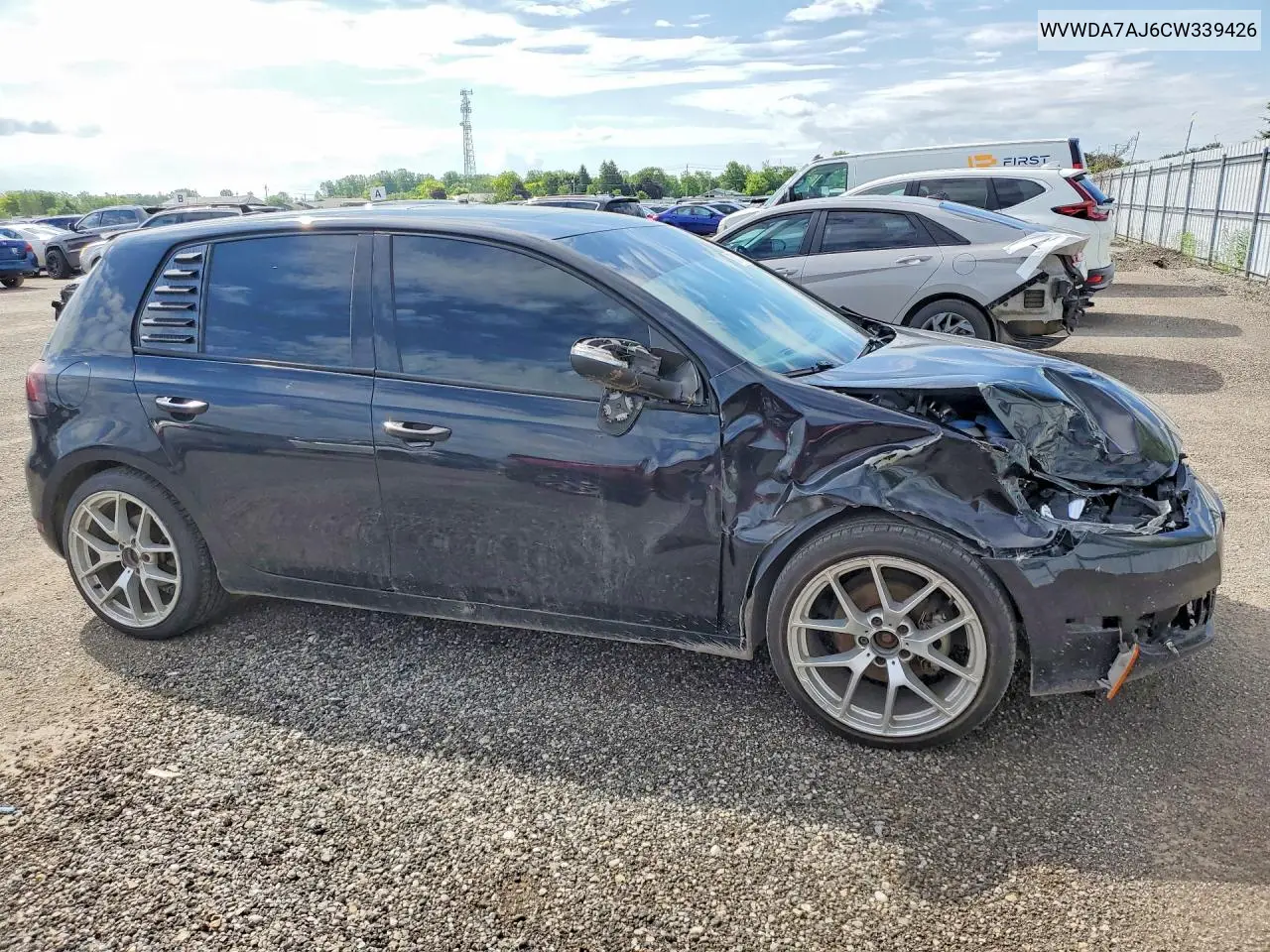 2012 Volkswagen Golf VIN: WVWDA7AJ6CW339426 Lot: 57131986