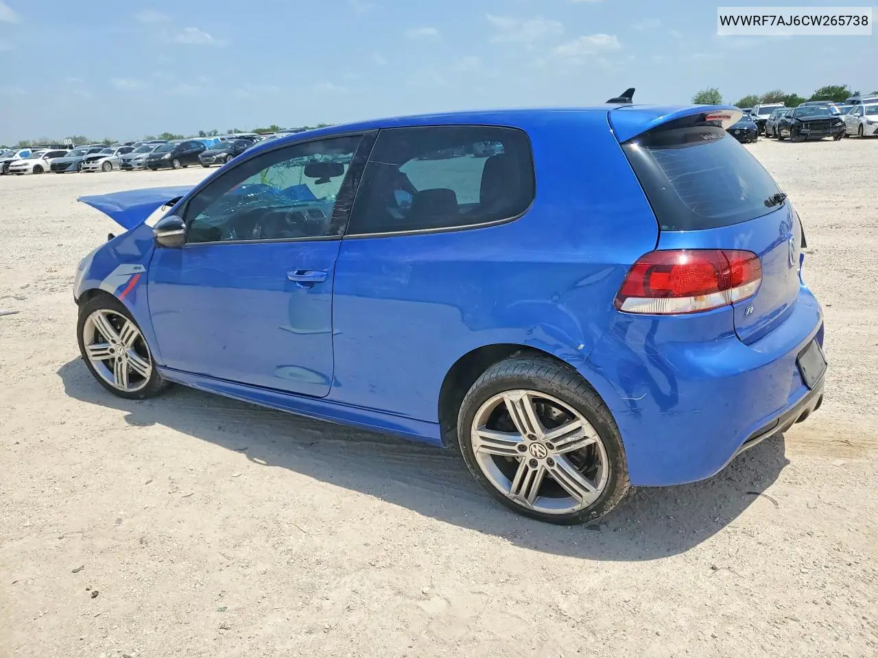 2012 Volkswagen Golf R VIN: WVWRF7AJ6CW265738 Lot: 59141886