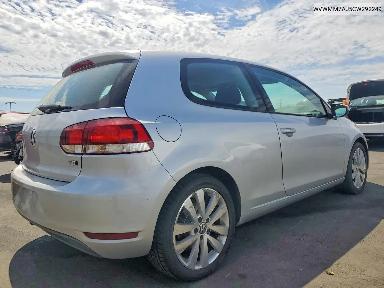 2012 Volkswagen Golf VIN: WVWMM7AJ5CW292249 Lot: 60529646