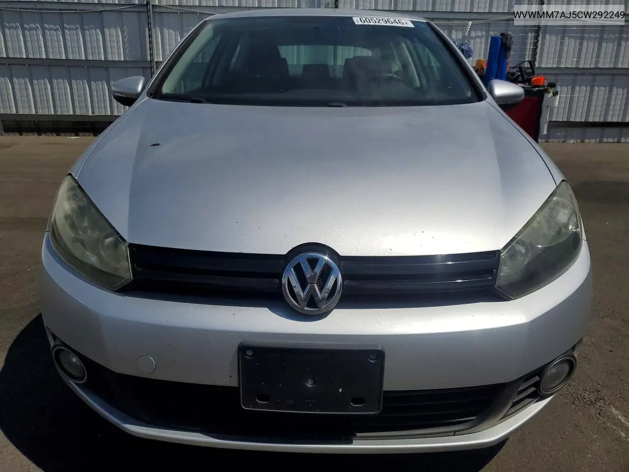 2012 Volkswagen Golf VIN: WVWMM7AJ5CW292249 Lot: 60529646