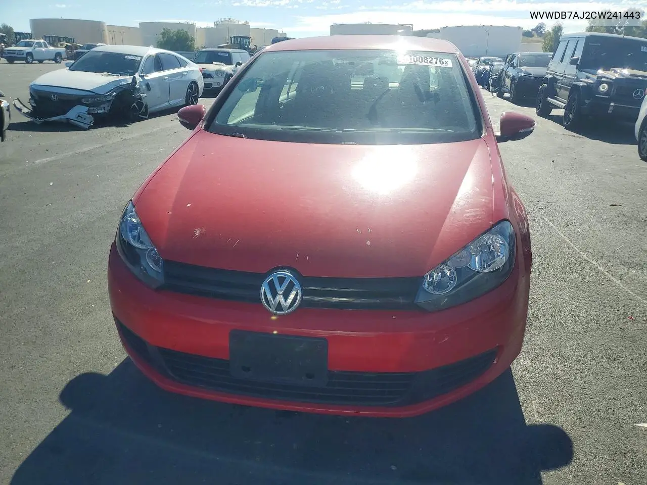 2012 Volkswagen Golf VIN: WVWDB7AJ2CW241443 Lot: 61008276