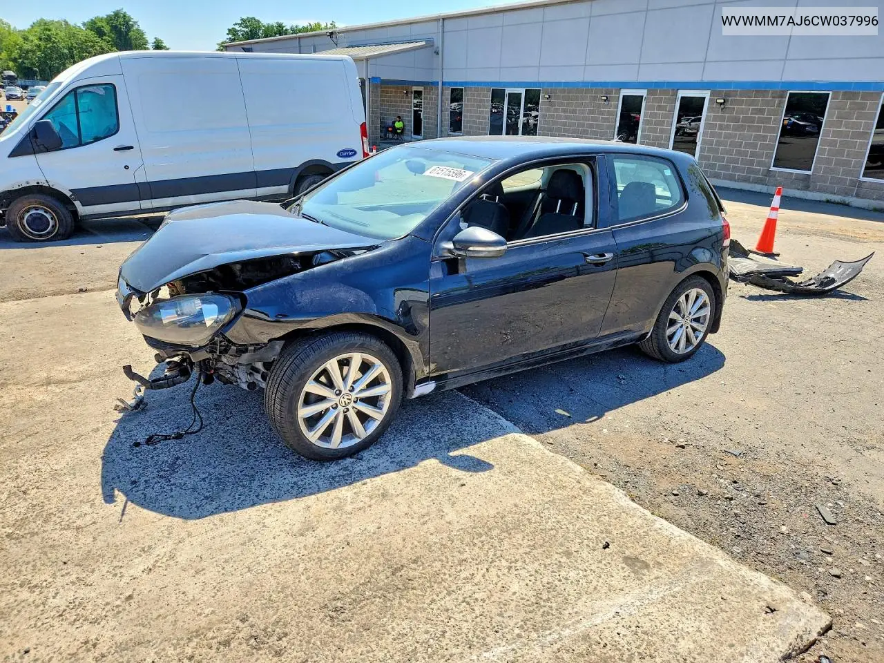 2012 Volkswagen Golf VIN: WVWMM7AJ6CW037996 Lot: 61515596
