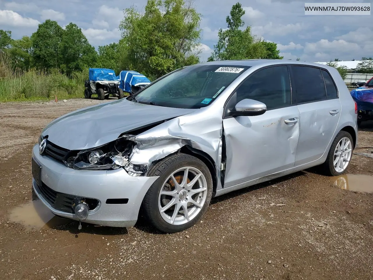 2013 Volkswagen Golf VIN: WVWNM7AJ7DW093628 Lot: 56962876
